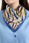 Wave Traces Patterned Bandana Scarf - 2