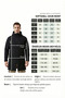 Men's Navy Blue Long Cut Hooded Outdoor Softshell Coat Water Repellent Windbreaker Parka - 5