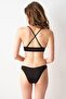 Crush Cross Back Triangle Bikini Top Black 239100 - 2