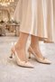 Elegance All Day |   Patent Leather Buckle Detailed Heeled Women's Shoes - 2