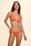 Maggie Underwire Long Triangle Bikini Single Top Peach 229111 - 3
