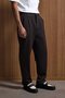 Men's Baggy Fit Fabric Trousers Brown - 3