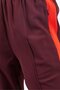 Women Regular Fit Side Tape Seamed Track Pants, Maroon - 5