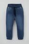 Boy's Jeans with Elastic Waistband and Lace-Up, Ages 1.5-5, Blue - 4