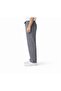 Men's Gray Melange Sweatpants Wide Leg-P2264 - 2