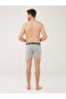 Men's Red - Gray Melange - Navy Blue 3-Piece Long Leg Boxer - 7