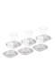 Streamline Plato 12-Piece 6-Person Glass Tea Set 165 ml - 3