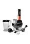 Mastermaid Prosteel Glass Food Processor Long Blender Feet 6 Blades 2500 W Black Copper - 8