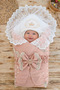 100% Cotton Lace Baby Swaddle Hospital Release Gift Mevlütlük Papatya - 3