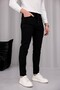 Men's Black Denim Jean Trousers Slim Fit Lycra Narrow Leg - 3