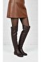 Brown Knee Rider Women's Boots