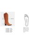 Large Size Women's Cowboy Boots 41-42-43-44 Brown Suede - 5