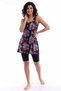 Women's Swimsuit with Leggings and Dress Two-Piece with Attached Chest Pad in the Underwear Available - 6