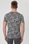 Drake men's crew neck t-shirt anthracite - 4