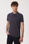 Twins Men's 100% Cotton Polo Collar T-Shirt Anthracite - 2