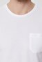 Twingo Men's 100% Cotton Crew Neck Pique T-Shirt White - 4
