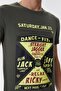 Kenway Men's 100% Cotton Crew Neck T-Shirt Khaki - 5