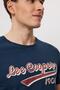 Hardy Men's 100% Cotton O-Neck T-Shirt Navy Blue - 5
