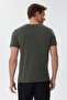 Kenway Men's 100% Cotton Crew Neck T-Shirt Khaki - 4