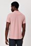 Twins Men's 100% Cotton Polo Collar T-Shirt Pink - 4