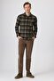 Ricky Men's Velvet Trousers Beige
