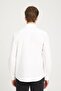 Regular Fit Regular Cut 100% Cotton White Shirt - 2