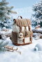 Iglu Women's Eskimo Keychain, Bag Charm and Accessory, Gift for Lover Movable Toy - 5