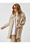 Buttoned Plaid Coat - 2
