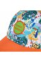 Milk&Moo Jungle Friends Boys Baseball Cap, 4–6 Ages, Orange Brim, Adjustable and Breathable Hat - 4