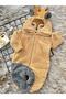 Welsoft Plush Unisex Zippered Winter Deer Baby Sleeping Bag - 5