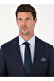 Navy Blue Slim Fit Striped Swallow Collar Suit 50318164-Vr033 - 2