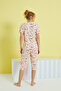 multicolored Knit Capri Set - 5