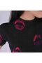 Two-piece fuchsia and black set - 4