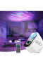 Timed function Bluetooth speaker, starry sky projector, USB port, square portable Bluetooth speaker
