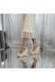Beige Wedge Sole Bridal Shoes - 4065 - 2