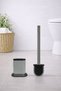 Silicone Toilet Brush Practical Silicone Wc Toilet Bowl Brush Oval Gray S-210 - 6