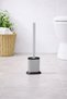 Silicone Toilet Brush Practical Silicone Wc Toilet Bowl Brush Oval Gray S-210