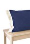 Tasseled Fringed Scandinavian Marine Throw Pillow Case Navy Blue - 4