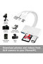 قارئ بطاقات ذاكرة 5 في 1، ومحول USB OTG، وقارئ بطاقات SD لأجهزة iPhone/iPad، وUSB C، وUSB A - 8