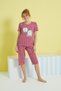 multicolored Knit Capri Set - 2