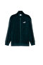 سترة Essentials Elevated Velour Track للرجال باللون الأخضر الداكن 68911675 - 7