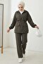 Double Suit with Flap Pocket 1652 - Khaki - 4