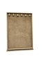Domestically Produced Suede Fabric Nail Stand with Nails in Milky Brown Color 34/24 cm Footed Nail Stand for Prayer Beads and Jewelry - 4