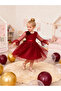 Buckle Polka Dot Puffy Tulle Dress
