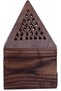 Wooden pyramid shaped incense burner - 3