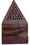 Pyramid Shaped Incense Burner Brown - 3