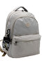 Beige Color Waterproof Fabric Backpack Travel and School Bag / 2200
