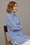 12023 Striped Shirt Navy Blue - 4