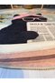 Alya Collection Newspaper Reading Cat Detailed Woven Base Round Decorative Carpet Alya79 - 2
