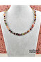 Tourmaline Natural Stone Choker Necklace - 4